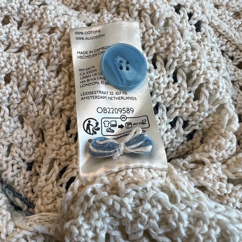 Anthropologie Maeve Keyhole Open-Stitch Sweater Large - Picture 14 of 15